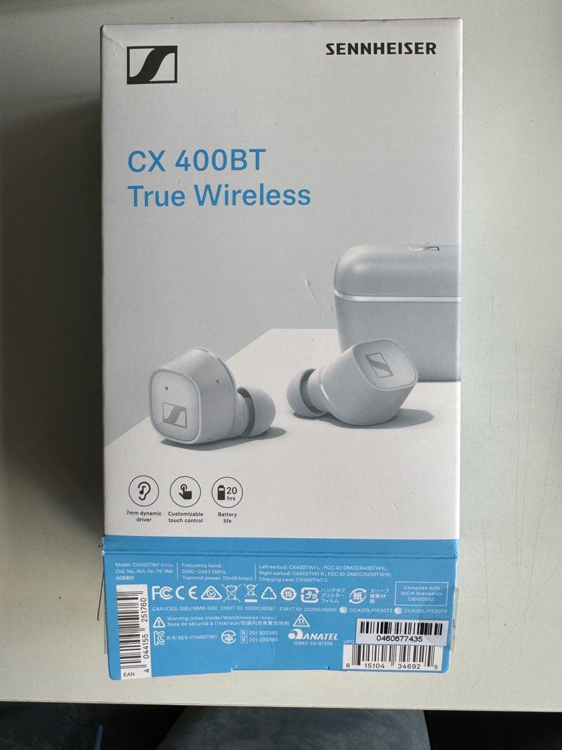 Sennheiser CX 400BT wireless earbuds Audio Earphones on Carousell