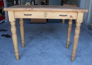 Solid Wood Console Table with Drawer 🇯🇵