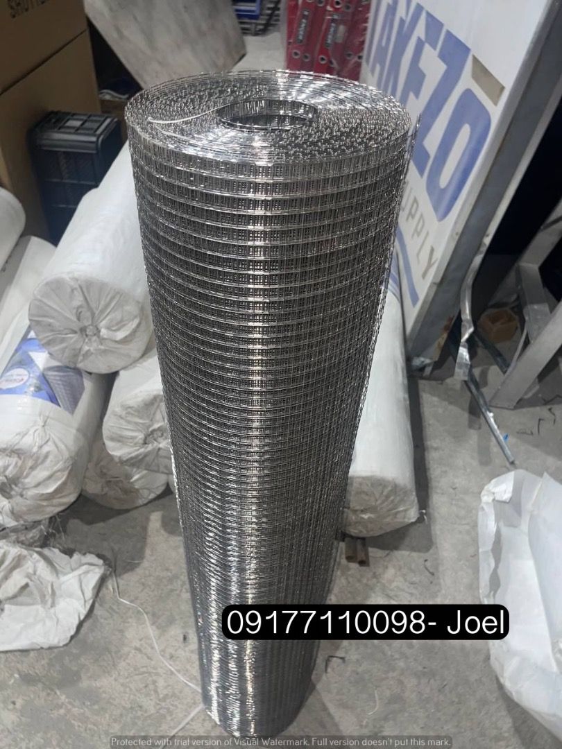 Stainless Welded Wire Mesh (Category: Construction & Building Materials) located in Manila. Submitted by joeyroque09 (Listing ID 1301881475, Image 3). Description: Stainless Welded Wire Mesh Size: #19 1" x 1.2m x 30m #21 0.8mm ( 1/2 & 4ft ) .
