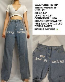 STATEMENT BAGGY JEANS