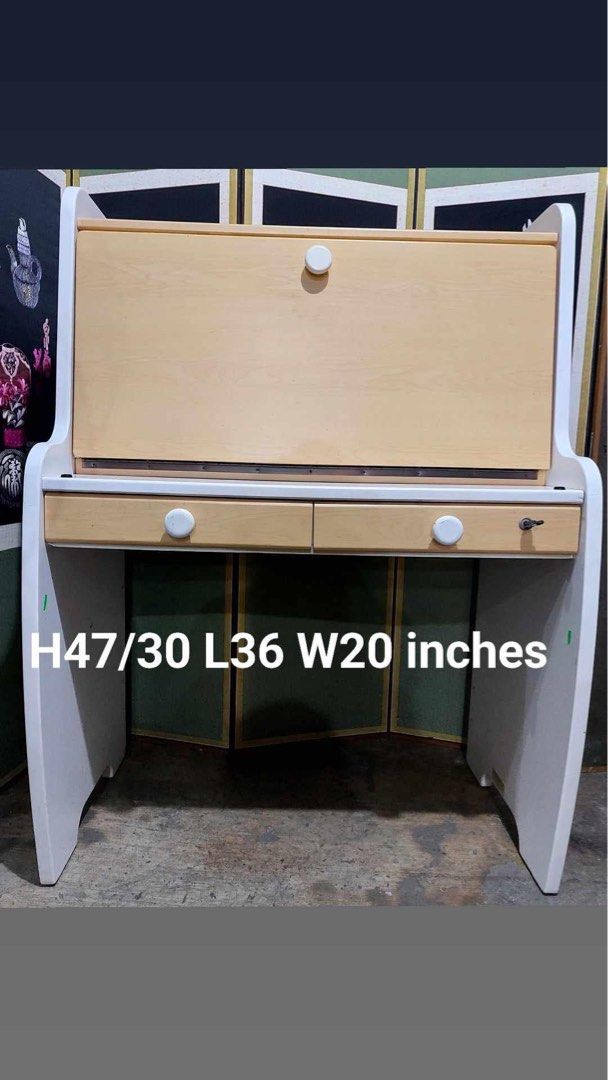 Study table Japan surplus (Category: Tables & Sets) located in Manila. Submitted by Hezcki (Listing ID 1301895327, Image 1). Description: .