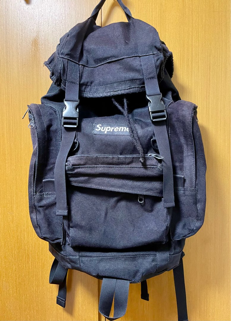 美品 14ss Supreme BACK PACK BLACK シュプリーム バックパック