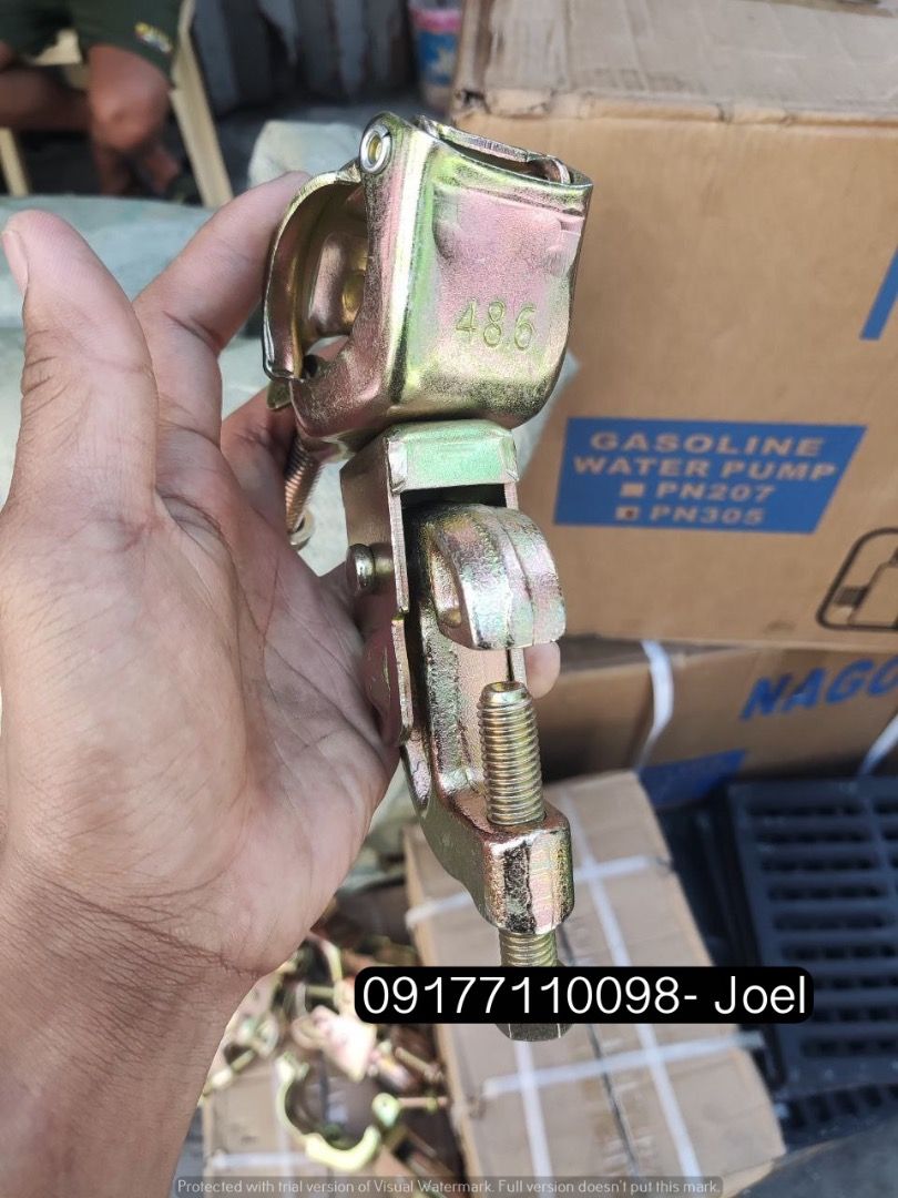 SWIVEL BEAM CLAMP (Category: Construction Tools & Equipment) located in Manila. Submitted by joeyroque09 (Listing ID 1301870676, Image 2). Description: Swivel beam clamp 1 1/2 price: 145 .