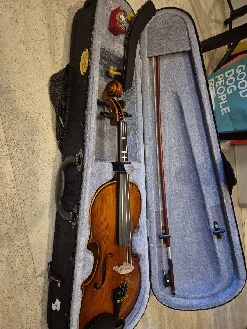 Synwin violin student set 4/4, Hobbies & Toys, Music & Media 