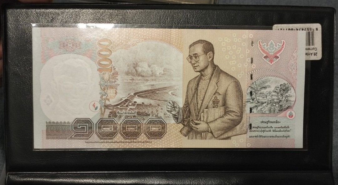 Thai Baht Note 1000 Baht, Hobbies & Toys, Memorabilia & Collectibles ...