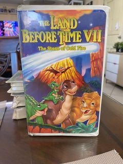 The Land Before Time VII - The Stone of Cold Fire VHS Movie Disney Clamshell - Used Preloved