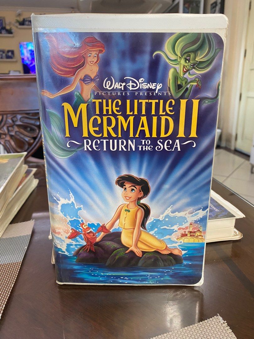 The Little Mermaid II 2 Return to the Sea VHS 2000 Clamshell Ariel Walt ...