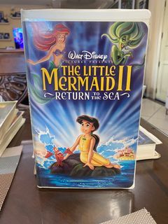 The Little Mermaid II 2 Return to the Sea VHS 2000 Clamshell Ariel Walt Disney Movie Cartoons - Used