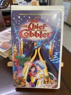 The Thief And The Cobbler VHS Clamshell Animated Film Miramax Htf Aladdin Inspired Movie - Used