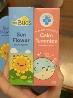 Tiny buds Sunflower and calm Tummies oil