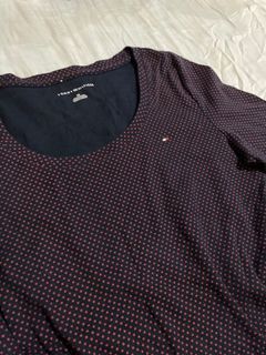 Tommy Hilfiger above the elbow polka dots top