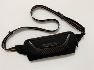 Tumi x Mclaren Carbon Fiber Black Ballistic Nylon Belt Bag