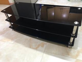 Tv stand tempered glass 3 layer