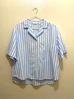 UNIQLO Short-sleeve Button Down Top