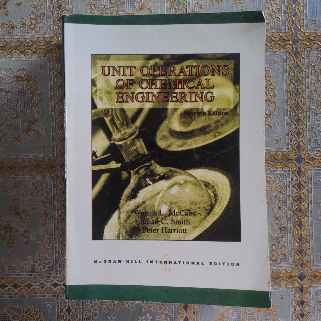 Unit Operations of Chemical Engineering 7th Ed. (Category: Textbooks) located in Bacolod City. Submitted by tipsy2120 (Listing ID 1301962872, Image 1). Description: Chemical Engineering Book..