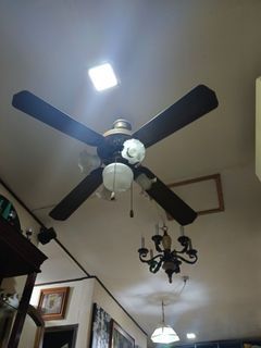 Vintage Ceiling Fan with Lights