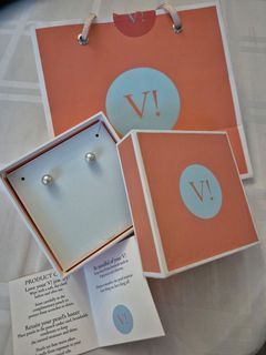 White Southsea Pearl Earrings V! Jewelry
