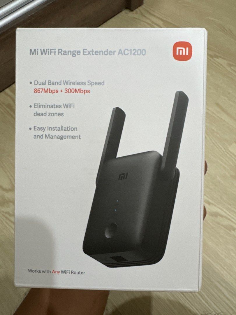 Xiaomi Wifi Pro 300M 2.4G AC1200 5G WiFi Extender Repeater Pro Amplifier with 2 Antenna Stable Network Range Extender