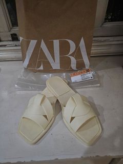 Zara rubber sandals