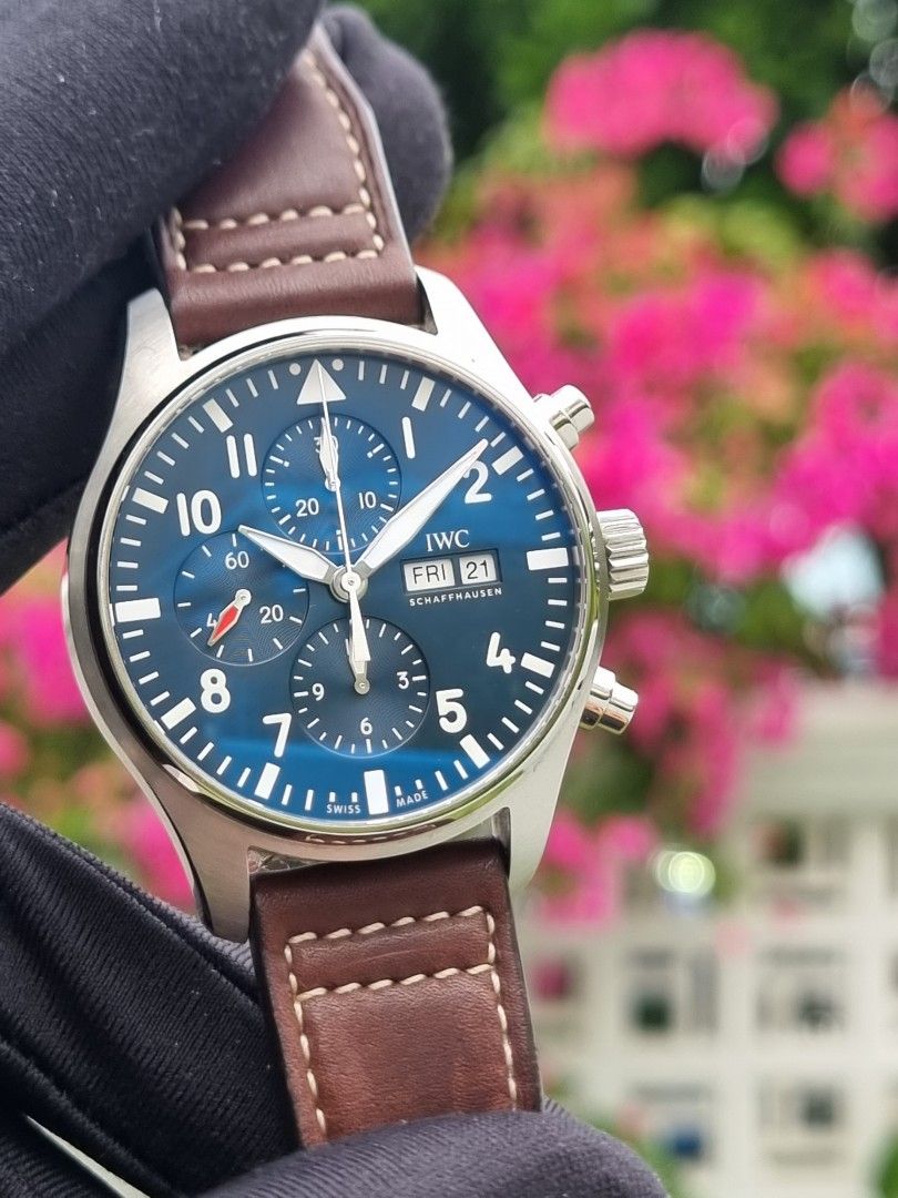 2022 IWC PILOT PILOT S WATCH CHRONO CHRONOGRAPH EDITION LE PETIT PRINCE IW377714 377714 3777 14 IWC377714 BLUE DIAL Luxury Watches on Carousell