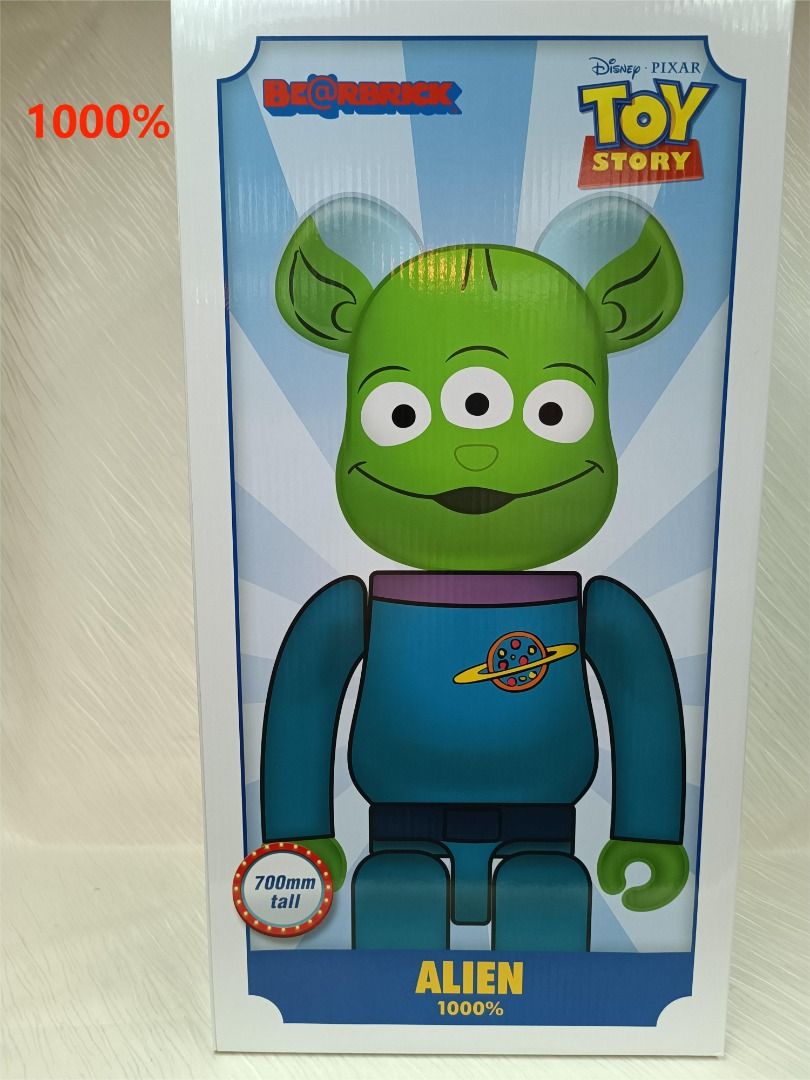 全新正版) Bearbrick Be@rbrick Alien 1000% (Toy Story), 興趣及遊戲 