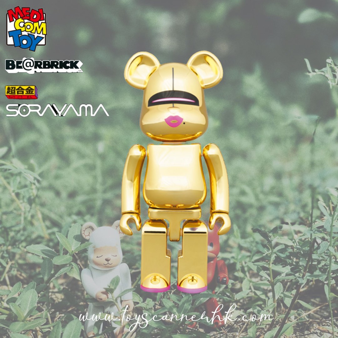 預訂Pre-Order) 超合金BE@RBRICK 200% HAJIME SORAYAMA GOLD BEARBRICK 