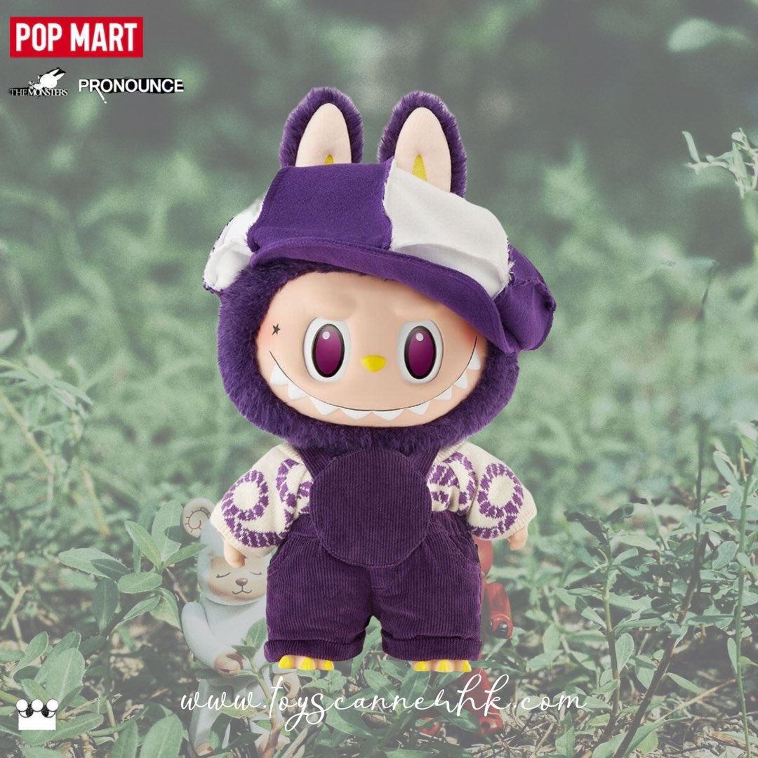 預訂Pre-Order) LABUBU x PRONOUNCE BE FANCY NOW 搪膠絨毛公仔 預訂Pre-Order) LABUBU x PRONOUNCE BE FANCY NOW 搪膠絨毛公仔