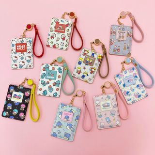 日本直送 Sanrio 伸縮繩 八達通套 - 日本代購 證件套 卡套 証件套 水怪 海怪 丑魚 Hello Kitty 大口仔 Twins star64210509781249110