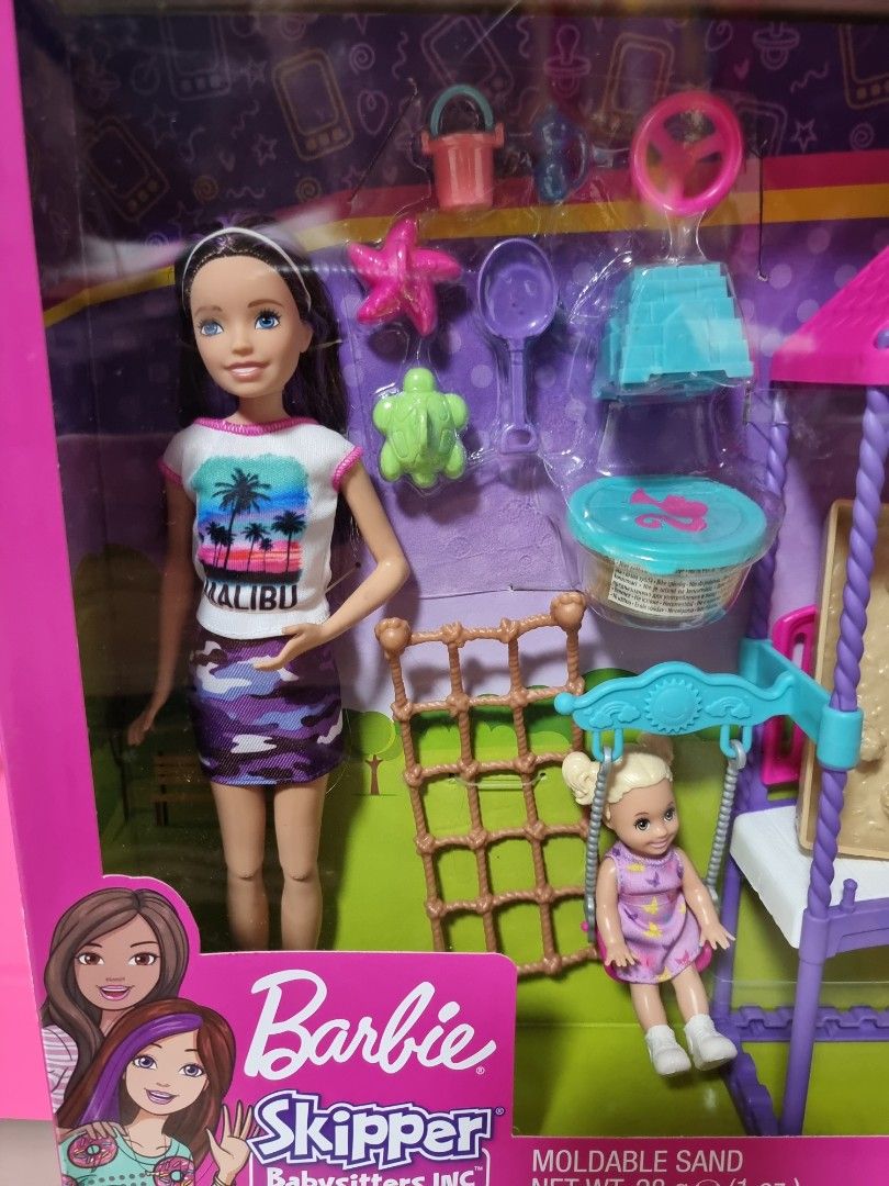 Barbie Skipper climb N explore playgroud playset Hobbies Toys Toys Games on Carousell
