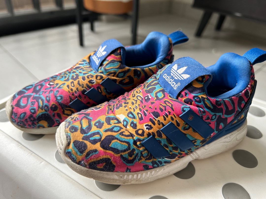 Adidas zx flux pink cheetah online