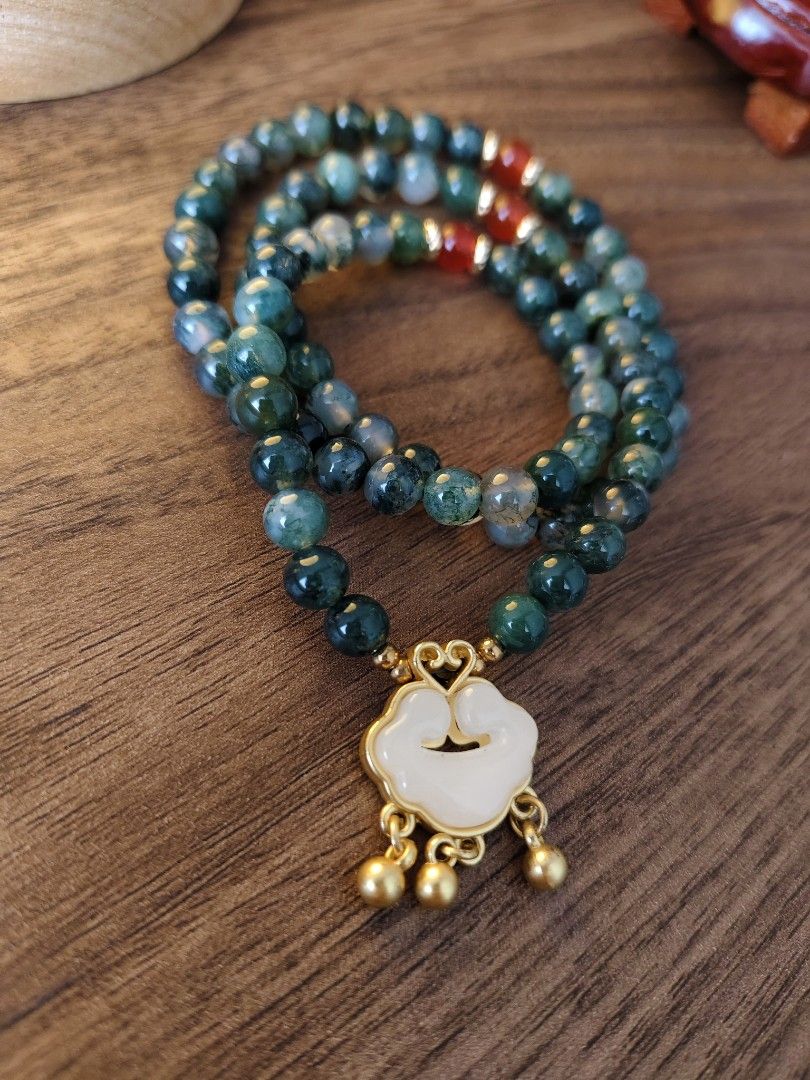 Agate 3 laps 水草玛瑙3圈, Women