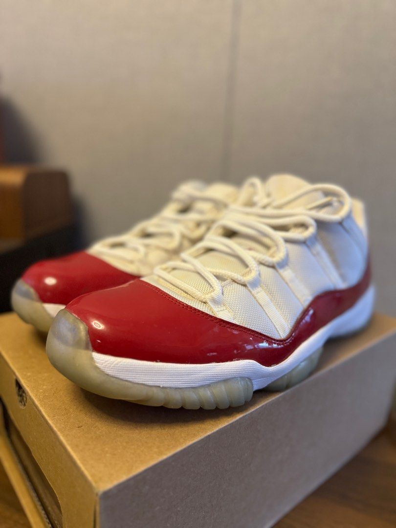 Jordan 11 low white red new arrivals