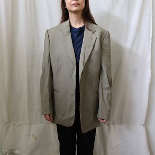 Alan Scoott Neutral Beige Coat Suit Jacket Blazer