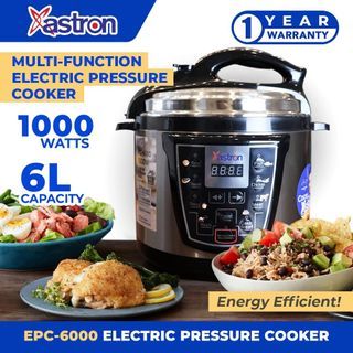 Astron Multi Function Electric Pressure Cooker 6L EPC6000