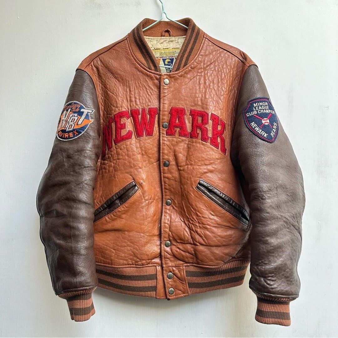 Avirex usa full leather varsity