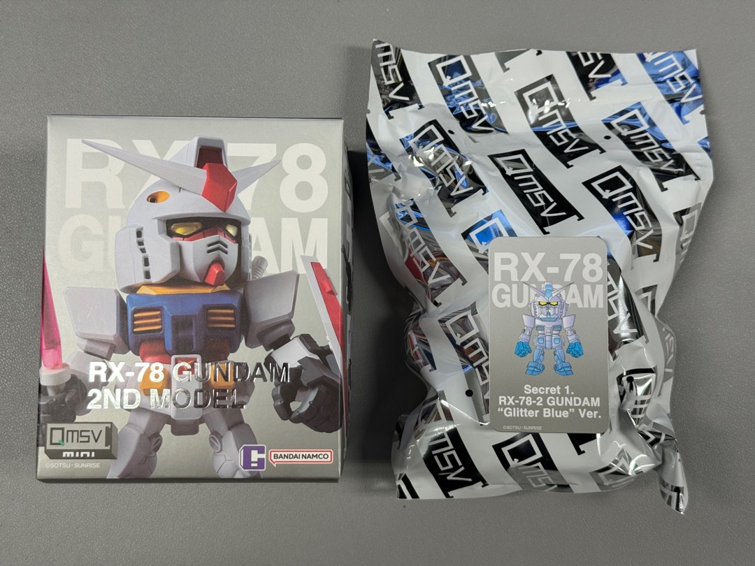 Bandai Namco QMSV Mini RX-78 Gundam 2nd Model Secret 1 Glitter 