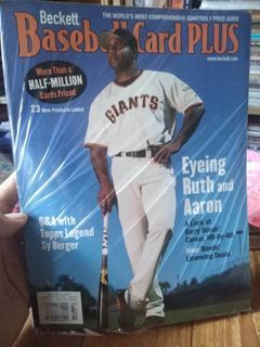 Barry bonds Jr cover Beckett baseball card magazine