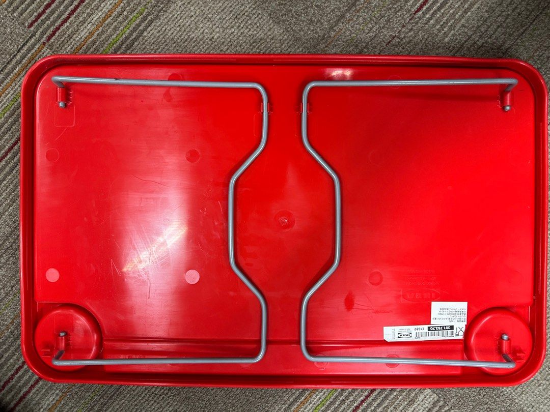 Bed table (Category: Other Home Furniture) located in Singapore. Submitted by the_things (Listing ID 1302181340, Image 2). Description: Table with metal legs over lap, can be used on bed..