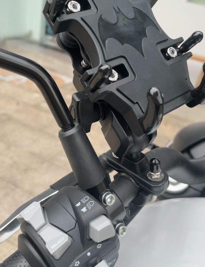 JDR Bicycle Batman Mobile Phone Holder Stand Silicone Grip Shock