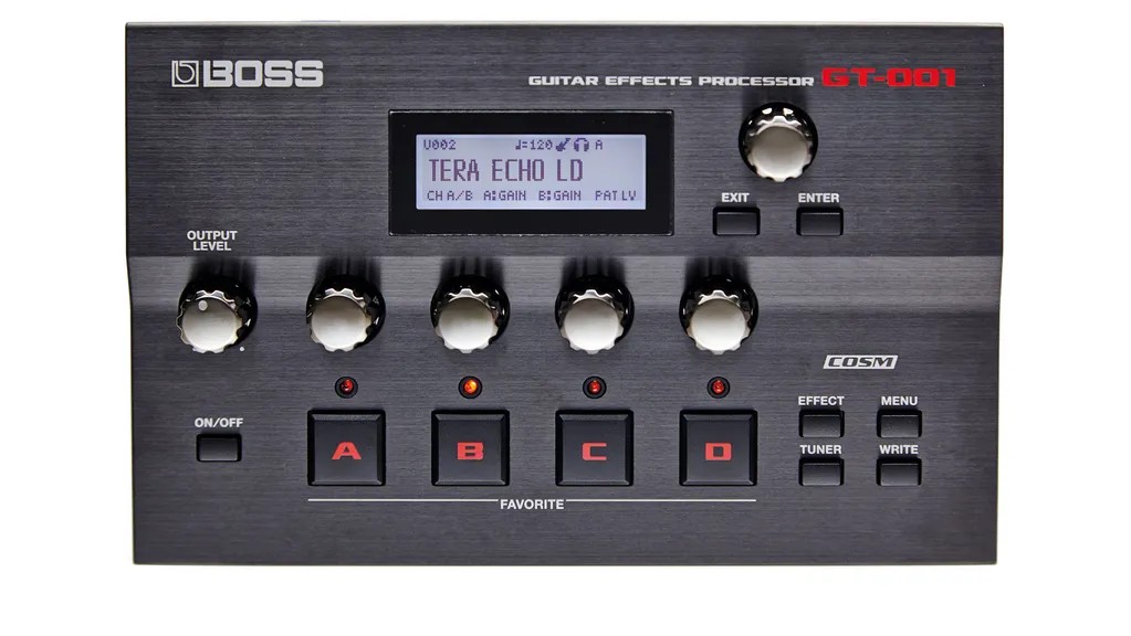 BOSS GT-001 TABLE TOP GUITAR EFFECTS PROCESSOR, 興趣及遊戲, 音樂 