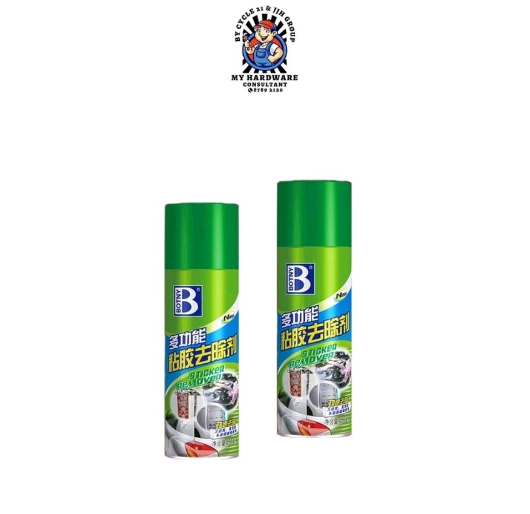 Sticker Remove Thinner Botny Ultra Strong 450ML Adhesive Remover Sticker Removal Car Glass ...