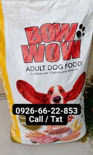 Bow wow adult dog food 20kg sack free delivery