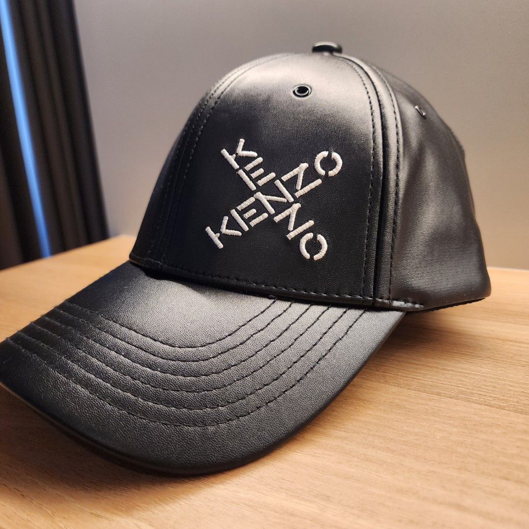 TOPI discounts KENZO TEXT WHITE BEIGE CAP