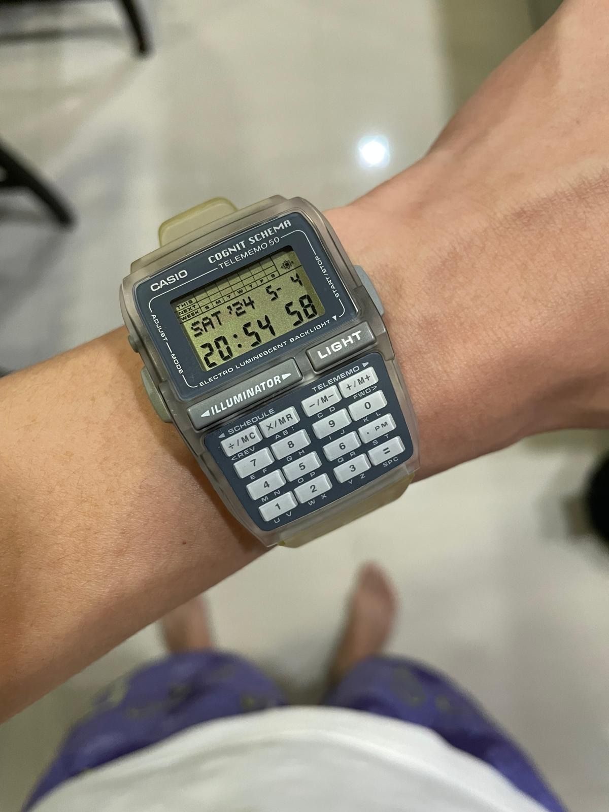時計 CASIO Cognit Schema TELEMEMO 50 CASIO Cognit Schema TELEMEMO 50