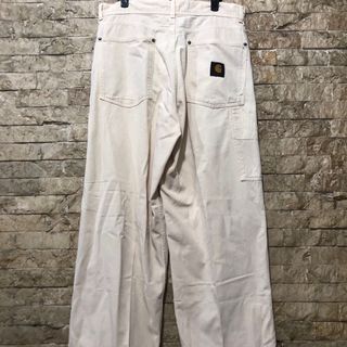 Celana Carhartt Cargo Carpenter Denim Hitam, Fesyen Pria, Pakaian ...