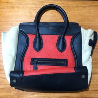 Celine tri-color luggage bag authentic