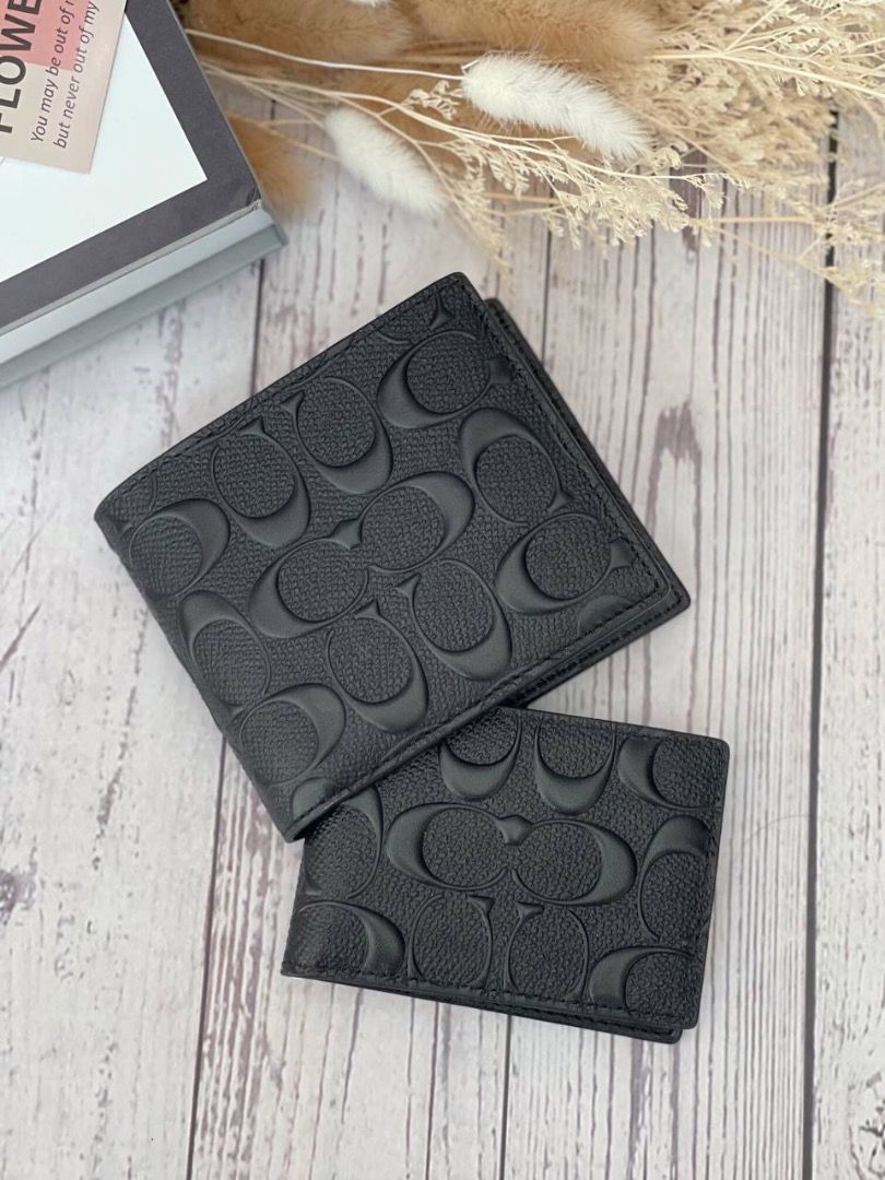 Coach Men Wallet Embossed Men s Wallet Discount.Motherday CoachDaily HariRaya Us Local Luxury Giftmonther Luxury Men s Fashion Watches Accessories Wallets Card Holders on Carousell