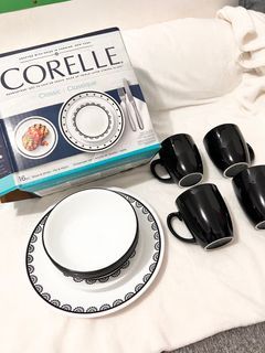 Corelle Black & White Mix & Match Set