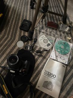D3200 Camera, With free tripod
