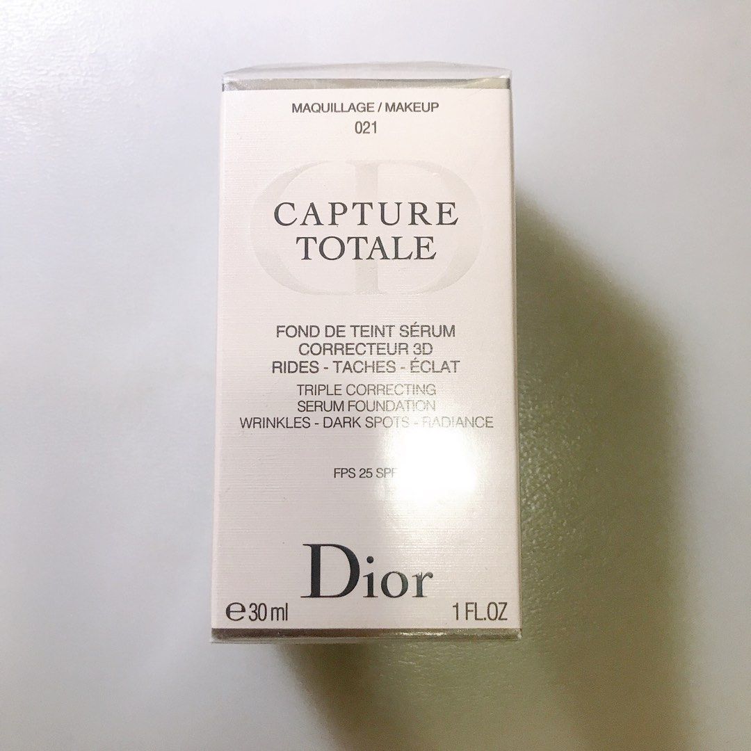 Dior Capture Totale Triple Correcting Serum Foundation SPF25 30ml Beauty Personal Care Face Makeup on Carousell
